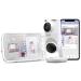 Hubble Connected Dual Vision Smart HD Dual Camera Baby Monitor, 5" Screen, Nursery Pal Remote Pan Tilt Zoom, 2-Way Talk, AI Motion Tracking, Night Vision, Room Temperature Sensor, WiFi Baby Camera