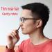 TEMKIN Stainless Steel Nose Hair Trimmer - Manual Ear & Nose Hair Shaver for Men | Washable Face Care Device - Buy Online on SooperMarket.com