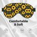 Buy SSIMOO Cute Sunflower Soft Sleep Eye Mask - Breathable Travel Eye Patch for Relaxation (Black) - International Shipping Available - Buy Online on SooperMarket.com