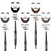 Gentlehomme Mens Eyebrow Pencil Black - Waterproof 2-in-1 Brush & Pencil for Defined & Long-Lasting Brows - Buy Online on SooperMarket.com
