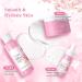Cherry Blossom Skin Care Set for Teen Girls | 5-Piece Kit with Cleanser Toner Serum Eye & Facial Cream - Perfect Gift for Women - Buy Online on SooperMarket.com