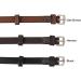 Exionpro Leather Flash Nose Strap Fastening with Belt | Black & Brown | Full Cob Over Pony Sizes - GR Braun (Havana Brown) Horse Gear - Buy Online on SooperMarket.com