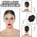 Long beard ball head wig bun grab clip Fluffy natural scrunchie bridal cocktail hairpin Messy Hair Bun Extensions Curly Wavy Hair Scrunchies Ponytail Hair Extensions (Natural Black) - Buy Online on SooperMarket.com
