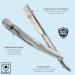 Krisp Beauty Classic Straight Edge Barber Razor - Professional Close Shaving Tool for Men | Salon Quality Shavette with 10 Blades - Buy Online on SooperMarket.com