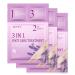3 Pack Foot Peel Mask  Foot Mask Removes Dead Skin & Calluses  Natural Lavender Plant Essence Foot Peeling Mask  3 Steps Foot Mask 3 Count (Pack of 1)
