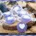 Rocks Heart Sweets Sweet Lilac White as Sweet Table Decoration at Wedding Baptism holy Communion or Valentine s Day (500 GR) with Lilac Heart - Give Love with Hearts - Buy Online on SooperMarket.com