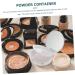 WOONEKY 2pcs Storage Box Makeup Powder Loose Powder DIY Powder Case Powder Case for Travel - Buy Online on SooperMarket.com