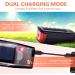 BURNINGSUN Bike Light Set & Horn - Solar Powered USB Rechargeable 4 Mode Headlight Taillight Combo for Cycling Safety + LED Speaker Bell - Buy Online on SooperMarket.com