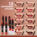 CoralBeau 12-Piece Matte Lipstick Set - Waterproof Crayon Pack with Nude Pink, Mauve & Red Shades - Long-Wearing Formula for Rich Color & Velvety Finish - Buy Online on SooperMarket.com