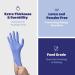 100 Count Nitrile Disposable Gloves - 4 mil, Latex-Free, Powder-Free, Medium (Blue) - Buy Online on SooperMarket.com