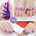 Purple Nail Polish Nail Varnish Chrome Metallic Mirror Quick Dry Metal Effect No UV Needed Nail Art Polish Chrome Nail Polish Nail for DIY Nail Art Manicure at Home - Buy Online on SooperMarket.com
