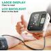 QGUGU Blood Pressure Monitor - Automatic Upper Arm BP Machine with Adjustable Digital Cuff Kit, Backlit Display, 240 Sets Memory - USB Cord & Carrying Case Included - Black - Buy Online on SooperMarket.com