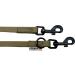 Adjustable Biothane Dog Leash - Black Hook | Olive Green 2m x 13mm | Small & Large Dogs | International Shipping - Buy Online on SooperMarket.com