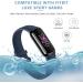 3 Pack Bands for Fitbit Luxe Bands with Screen Protector Case Soft Silicone Sport Replacement Wristbands Strap for Fitbit Luxe Women Small Black+Navy Blue+Gray - Buy Online on SooperMarket.com