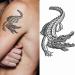 Dopetattoo Six Sheets Temporary Tattoos: Caiman Crocodiles, Tribal Ornaments for Men and Women - Neck, Arm, Chest - Buy Online on SooperMarket.com