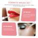 6pcs Silicone Lip Brushes Set - Perfect for Lipsticks & Lip Gloss | Professional Makeup Tools - Buy Online on SooperMarket.com
