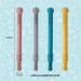 Buy Danneeforsu7 Baby Bite Tube Set - 4 Silicone Bass Rings & Chewing Toys for Toddlers | Safe Teething Solutions with Cleaning Brushes - Buy Online on SooperMarket.com