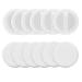 Sibba loose powder quaste 12 pieces round velors face make-up puff compact body container setting pressed mixture foundation cream make-up strap sponge cushion rouge rouge Applicator white 12 pieces white