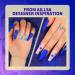 AILLSA Navy Blue Gel Nail Polish - Long Lasting, Chip Resistant 15ML Varnish for Salon & Home Use | Soak Off UV/LED | Gift for Her - Buy Online on SooperMarket.com