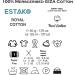Estako Royal Cotton 100% Mercerized Giza Cotton Yarn - Super Fino 1 Skein in Black for Crochet & Knitting - 1.76 Oz (50g) / 137 Yrds (125m) - Buy Online on SooperMarket.com