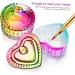 Beavorty 10 Pcs colorful crystal cup acrylic nails glass storage bowl glass bowls monomer dishes with lids nail art cup colored glass monomer acrylic nail liquid nail brush manicure - Buy Online on SooperMarket.com