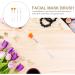 STAHAD 4pcs Mask Brush Powder Applicator Gel Mask Flat Heads Fan for Facials Cosmetic Cream - Buy Online on SooperMarket.com