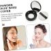 KOMBIUDA 1 Set Loose Powder Box Powder Box Loose Powder Case Face Stylish Powder Holder Powder Puff Clamshell - Buy Online on SooperMarket.com