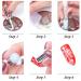 Nail Stamp Silicone French - Double-Headed Manicure Kit for Stunning Nail Art | Home Studio Essential - Buy Online on SooperMarket.com