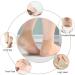 3 Pairs Gel Heel Protectors Padded Heel Socks Heel Support for Plantar Fasciitis Silicone Moisturizing Socks Ventilate Gel Socks for Open Toe Care Skin Cracked Heel Men Women - Buy Online on SooperMarket.com
