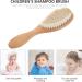 Kisangel Comb Cap Massaging Toddler Hair Brush - Natural Bristles, Wooden Massager for Kids - Perfect Gift for Baby Registry - Buy Online on SooperMarket.com