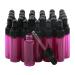 Rowiz Small Dropper Bottles for Essential Oil Lotion Perfume Sample Vials with Glass Eye Droppers and Black Caps 30 Pack