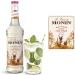 MONIN Premium Pure Cane Sugar Syrup 700 ml & Pump - Buy Online on SooperMarket.com