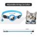 KOLACEN Reflective AirTag Cat Collar GPS Cat Collar with Adjustable AirTag Holder Bell Breakaway Buckle Compatible with Apple AirTag Anti-Lost Cat Tracker Collar for Cats Kittens Small Dogs (Blue) - Buy Online on SooperMarket.com