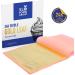 Slofoodgroup 24 Karat Edible Gold Leaf Loose Sheets - 10 Sheets Per Book - 3.15in x 3.15in Size - for Edible Decoration, Crafting, Art - Buy Online on SooperMarket.com