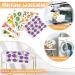 Swedish Dish Cloth 6 Pack Swedish Dishcloths with 4 Clips Absorbent Sponge Cleaning Reusable Biodegradable Paper Towels (6 Pack Fruit) - Buy Online on SooperMarket.com