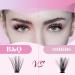 DIY Lash Extension Kit with D Curl Cluster Lashes for Home - Lash Bond, Seal, and Applicator Tool Included - Individual Eyelashes - B&Q - 1 Pack - Buy Online on SooperMarket.com