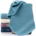 Tian Home Ultra Absorbent Cotton Hand Towels (4-Pack, 14x29 inch) - Ideal for Bath, Hand, Face, Gym, and Spa - Buy Online on SooperMarket.com