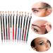 Gogogmee 12pcs Lip Liner Eyeliner Eyebrow Pen Eyeliner Black Eyebrow Precision Brush Wooden - Buy Online on SooperMarket.com