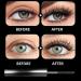 Hardcore Brushless Mascara Curling Mascara Set Waterproof Long-Lasting Non-Falling Non-Clumping Mascara Ultra-Slim Metallic Mascara for Charming Eye Makeup Black+black - Buy Online on SooperMarket.com