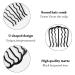 XCSJ 7 PCs Hair Split Cam Metal Combs - Bridal Hairdress Styling Tools & Fashion Accessories for Girls - Buy Online on SooperMarket.com