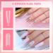 Morovan Poly Gel Nail Kit with UV Lamp - Professional Pink Clear Poly Gel Kit with UV Light for Beginners and Advanced Nail Extension - Starter Kit Included - Buy Online on SooperMarket.com