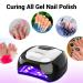 MelodySusie LED UV Nail Lamp Salon - Professional Gel Nail Dryer with 3 Timer Controls in Classic Black - Buy Online on SooperMarket.com