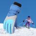 Pimelu Kids Waterproof Snow Gloves - Blue_0 Small | Ideal for Skiing, Cycling & Winter Activities - Buy Online on SooperMarket.com