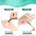 100pcs Makeup Hand Palette - Waterproof PU Film Self-Adhesive Disposable Mixing Palette for Flawless Application - Buy Online on SooperMarket.com