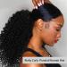 Ponytail Hair Extension Kinky Curly Ponytail Extension 10-24Inch Brazilian Human Hair Wrap Around Ponytail Hairpieces Clip In Afro Curly Remy Hair Extension for Black Women Ponytail Hairpiece (Size : 20inches 100g - Buy Online on SooperMarket.com