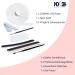 ND24 Naildesign Geln gel Starter Set - Complete Pedicure Kit for Toenails with LED Lamp French Gel & Accessories - Made in Germany - Buy Online on SooperMarket.com