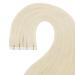 Youngsee 50cm Blonde Real Hair Tape Extensions - Virgin Remy Hair - 5pcs #1000 - Smooth & Seamless - Buy Online on SooperMarket.com