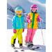 Kids Winter Waterproof Ski Gloves 2 Pairs for Cold Weather - Purple Red - 3-6 Years - Buy Online on SooperMarket.com