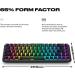 Fnatic Gear Streak65 | Compact Mechanical Gaming Keyboard | LED RGB Backlight | Speed Silver Switch | 65% Layout | DE QWERTZ - Buy Online on SooperMarket.com