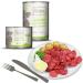 Mjamjam Premium Wet Dog Food - Delicious Beef with Potatoes & Crispy Peas (6 x 200g) | Natural Lamb & Extra Meat (200g) - 6 Pack - Buy Online on SooperMarket.com